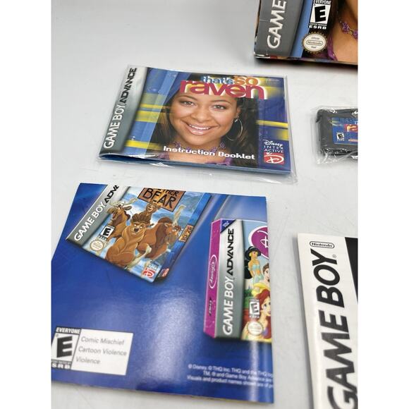 That's So Raven (Nintendo Game Boy Advance GBA) Original Game CIB - Picture 8 of 14